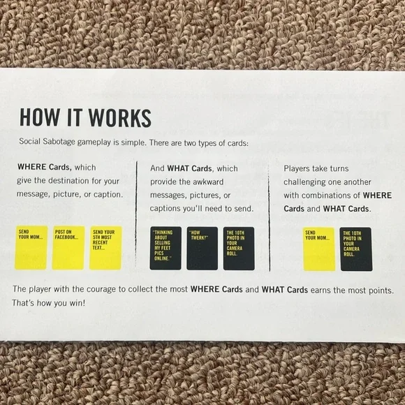 🌷5/$25 Social Sabotage Card Game By Buzzfeed - Picture 9 of 12